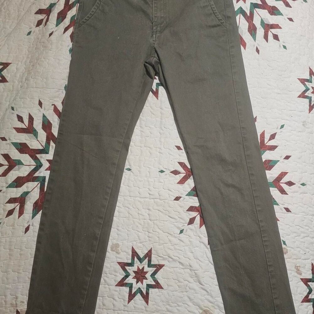 Vans Men's Green and Khaki Trousers